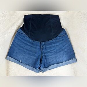 Isabel Maternity by Ingrid & Isabel High Waist Denim Shorts